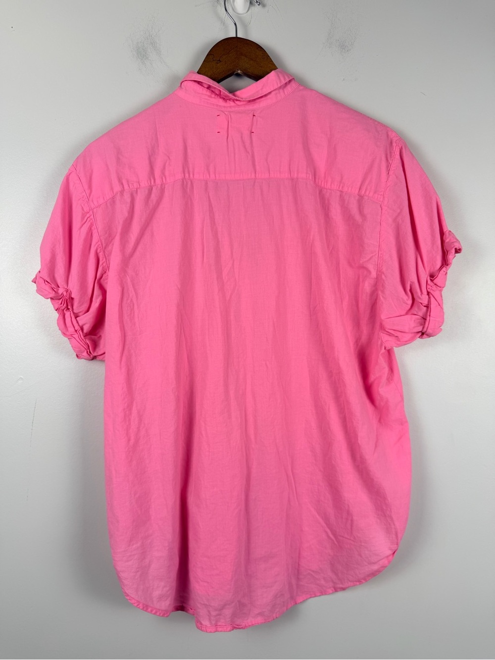Xirena Channing shirt in hot pink size small - Picture 6 of 6